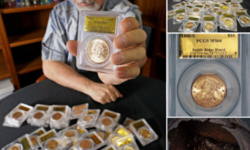 A married couple in California stumbled upon a cache of 19th-century coins buried in their residence, valued at $10 million!