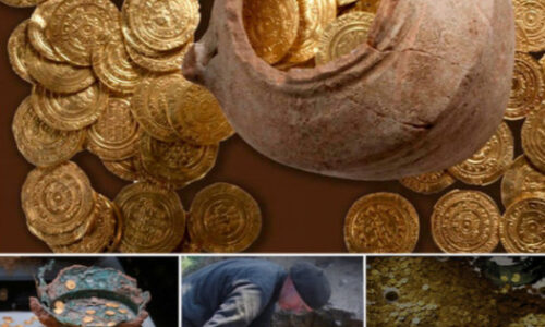 With trembling hands, the 63-year-old man stooped down to retrieve what turned out to be his last masterpiece: an ancient vase weighing 350 pounds, filled with 52,000 Roman coins dating back to the 3rd century AD, discovered in a nearby field